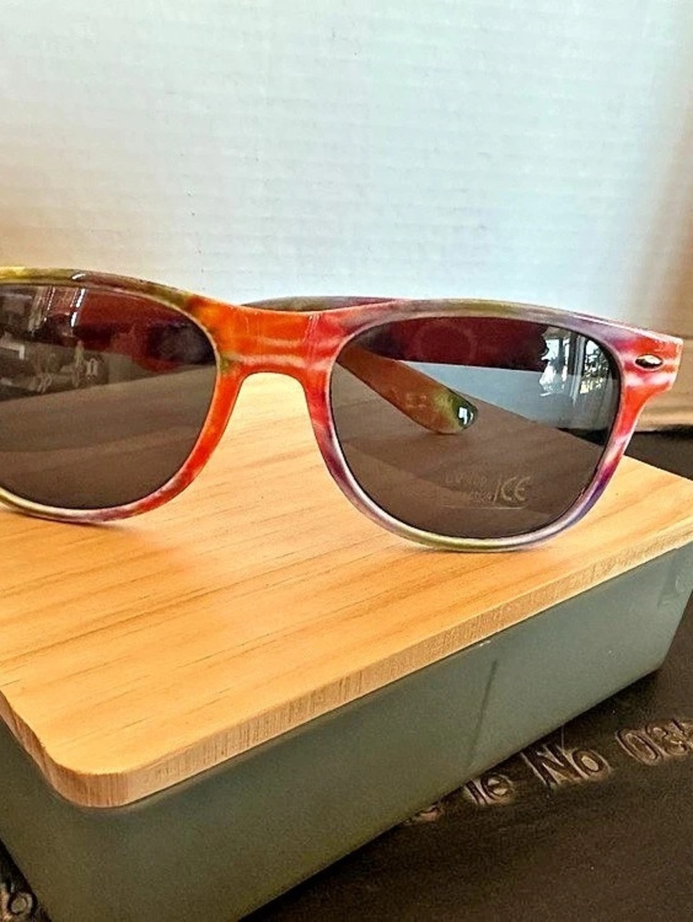 WMCW Abstract Sunglasses in Orange & Purple NWT